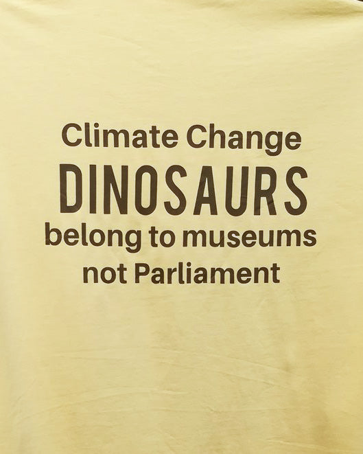 Climate Change T Shirt (Yellow)