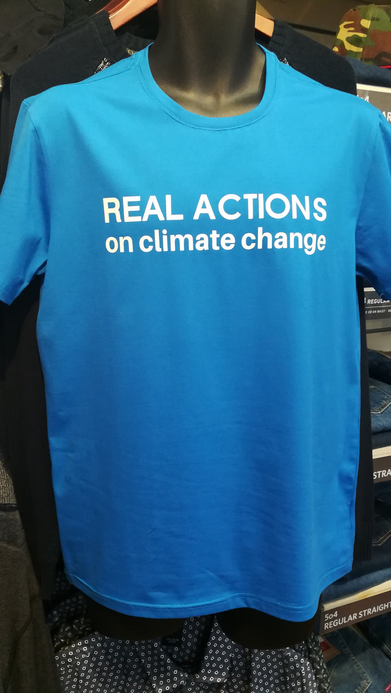 Climate Change T Shirt (Blue)