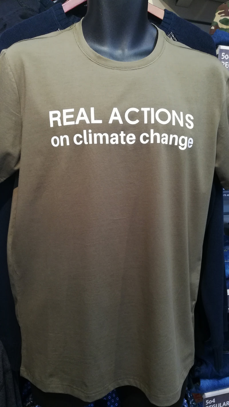 Climate Change T Shirt (Green)