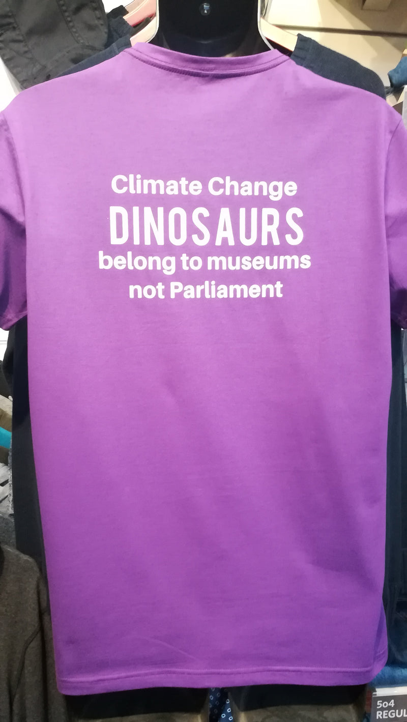 Climate Change T Shirt (Purple)