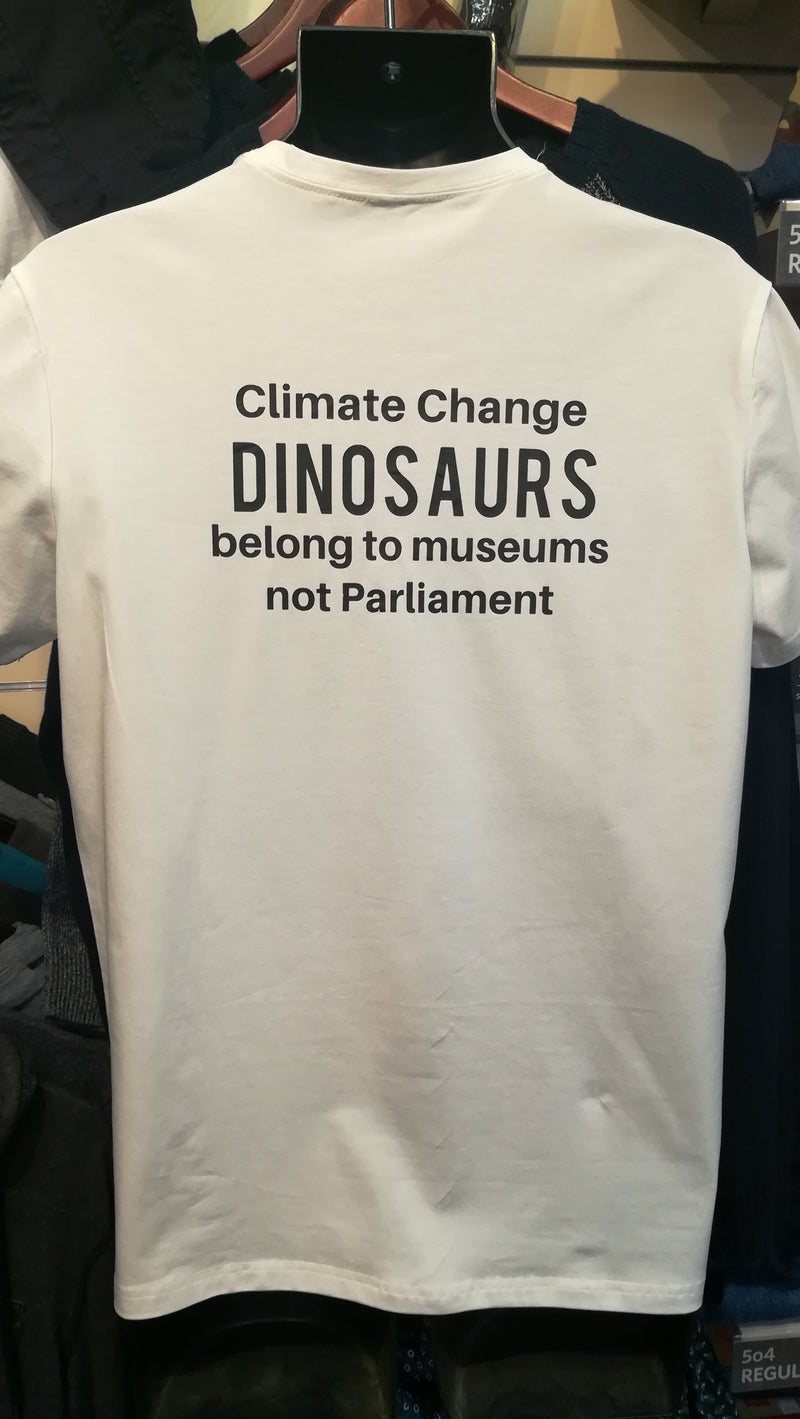 Climate Change T Shirt (White)