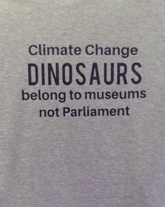 Climate Change T Shirt (Grey)
