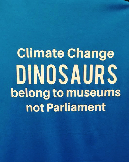 Climate Change T Shirt (Blue)