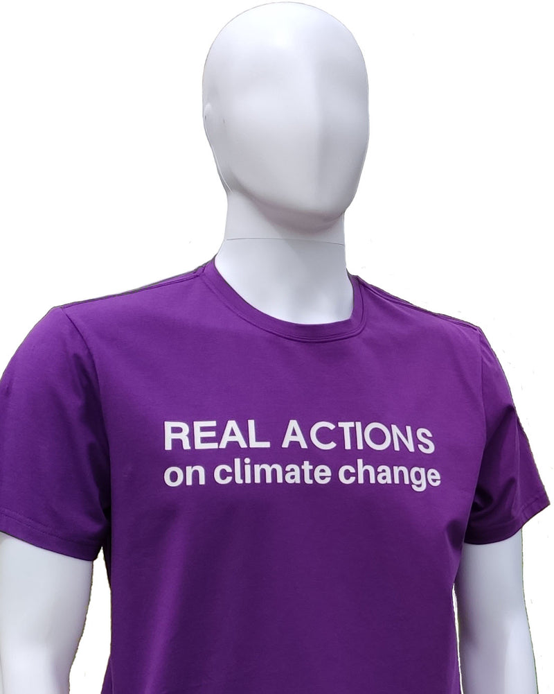 Climate Change T Shirt (Purple)