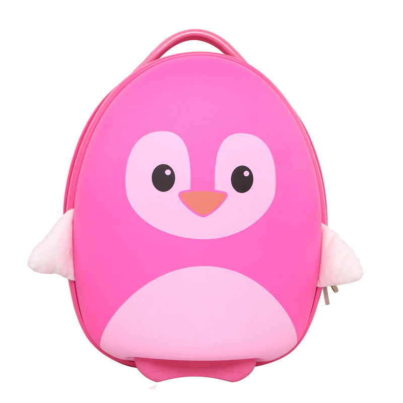 Luggage Bag - Pink Penguin