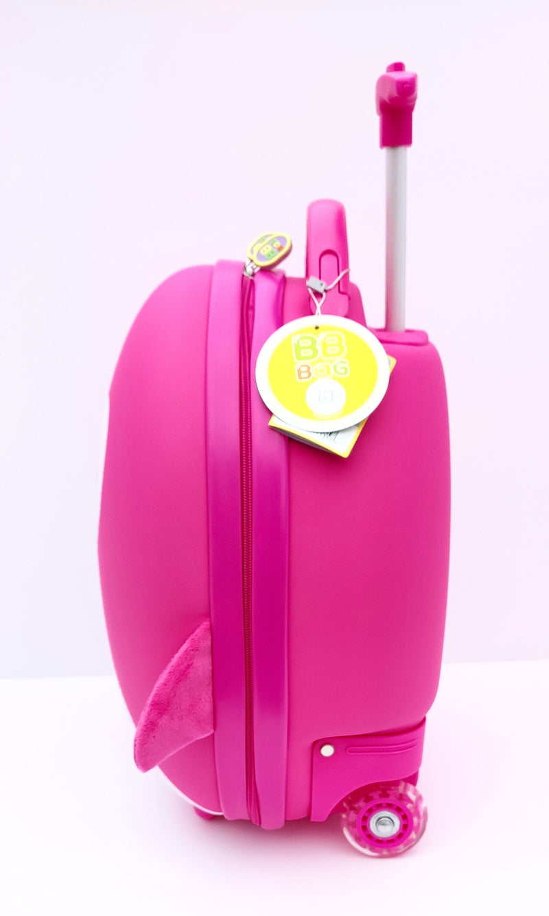 Luggage Bag - Pink Penguin